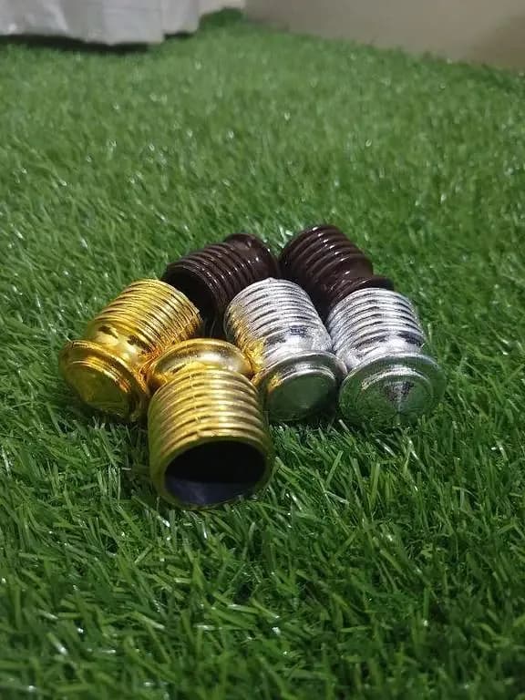 Curtain Rod End Stoppers Pack of 2 | Universal Fit Stylish Curtain Rod End Caps