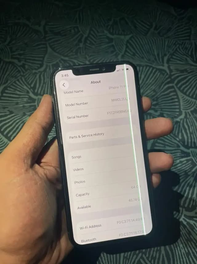 Apple iPhone 11 Pro non pta 64 gb 73 health