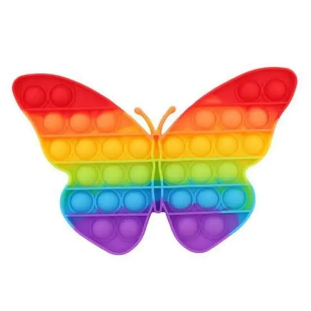 Silicone Butterfly Push Pop It Bubble Toy