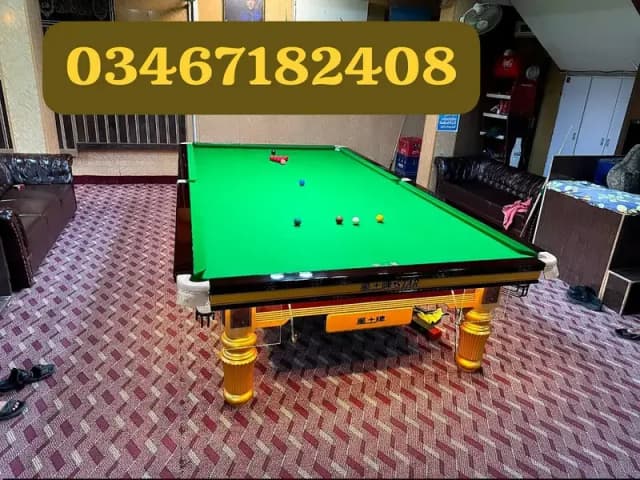 Snooker Table, billiards Table, Kashmir Mirpur Jehlem