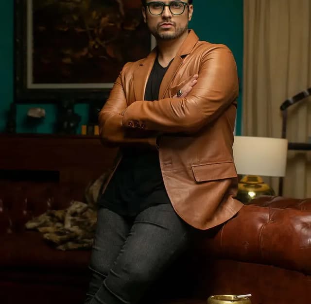 Genuine leather Coat jacket for men | BEST Motorcycle Blazer Long Coat