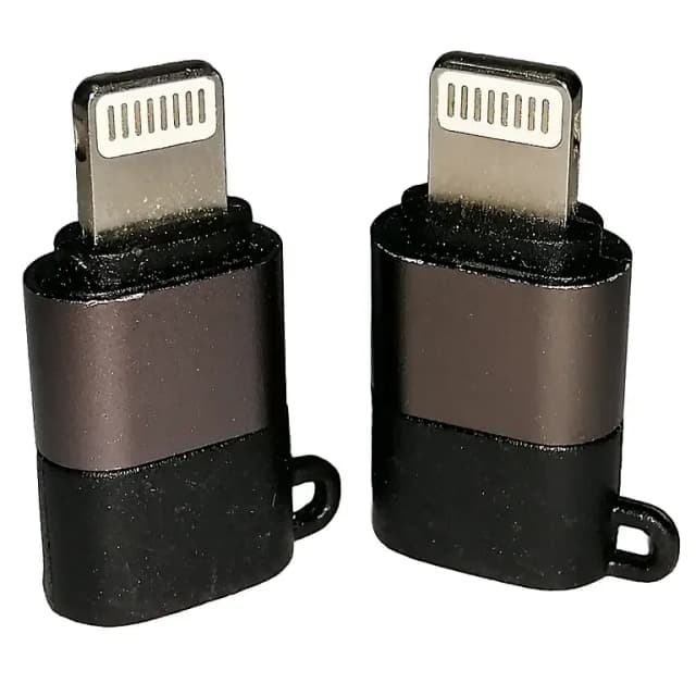USB-C to Lightning Audio Adapter for iPhone iPad –  Mic & Phone - Converter for Type C to iPhone - iPhone converter for mic- Type C converter for mic