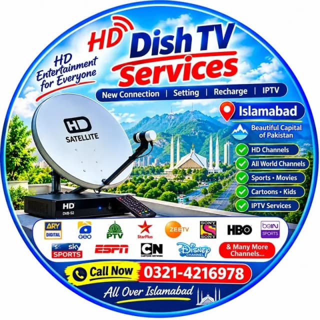 HD Dish Antenna IPTV Android Box Services HD TV 0321,4216978