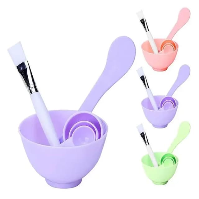 MAT Beauty Bleach and Hair Dye Color Brush and Bowl Set for Hair Tinting and Coloring