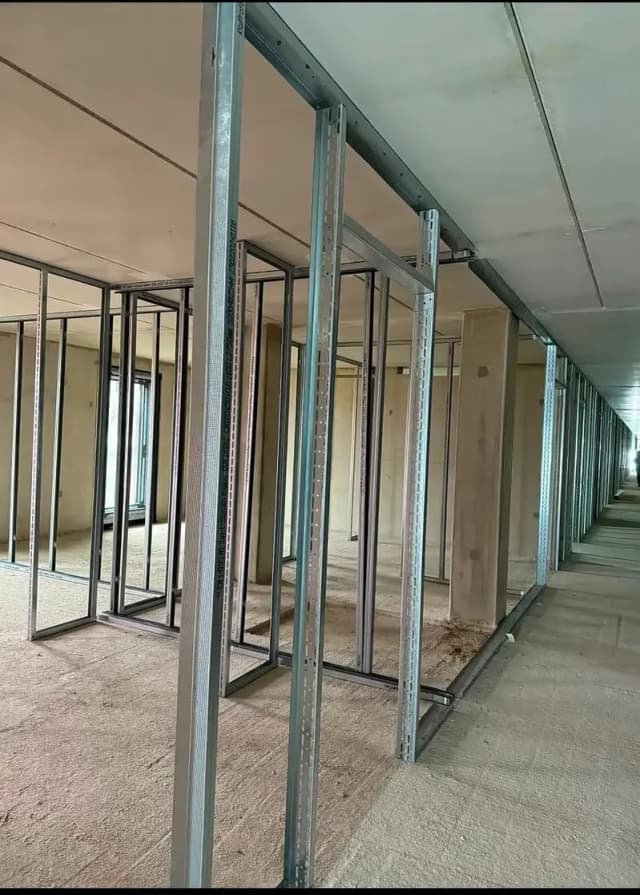 glass partition/gypsum board partition/cement partition/gypsum ceiling