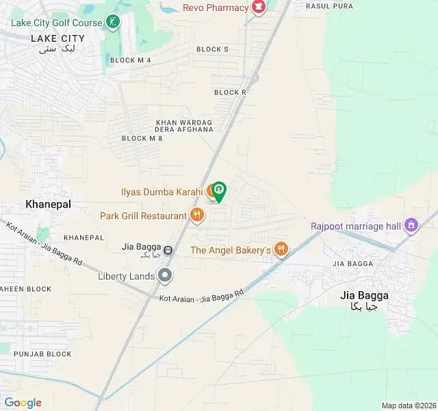 8 Marla Premium Plot for Sale Park Avenue, Block B, Lake City Lahore