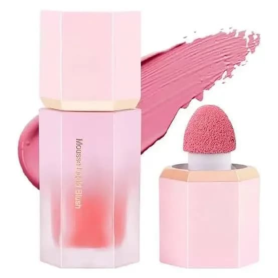 Liquid Air Cushion Blush Cream for Makeup – Matte Cheeks