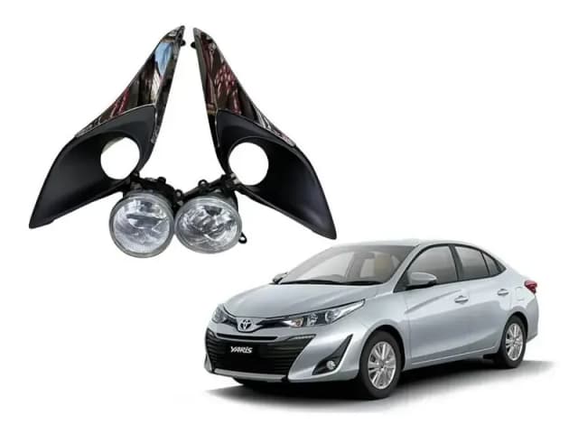 Chrome Fog Light Set for Toyota Yaris