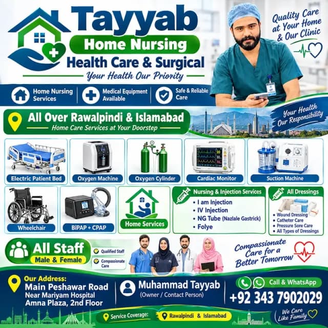 Home Nursing Services, Patient Care, Medical Equipments ,surgical