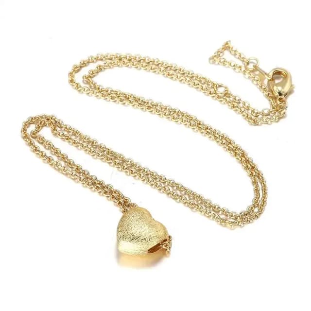 Gulnaz Fashion Heart Shape Necklace for Women