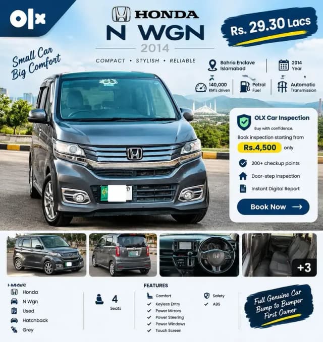 Honda N Wgn 2014