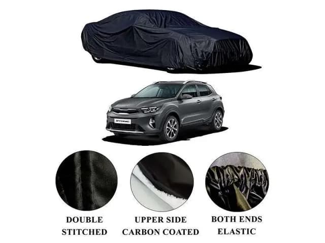Kia Stonic Top Cover (2021-2023) with Polymer Carbon Coating | Waterproof and Double Stitched