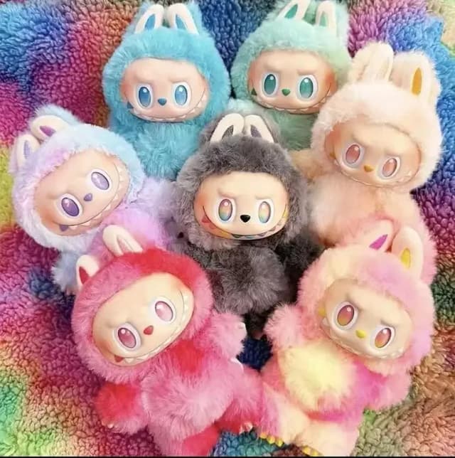 LABUBU The Monster Plush Doll Keychain - V3 17cm full sized Doll - Labubu Doll All colours Stuff Toy