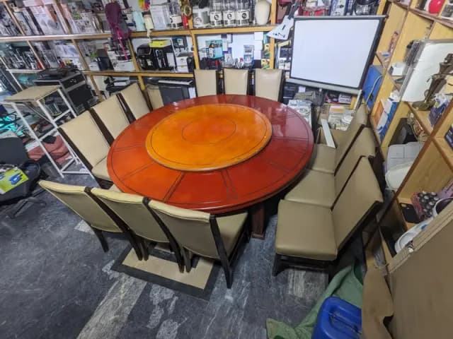 12 Person Dining Table Imported  Auto moving