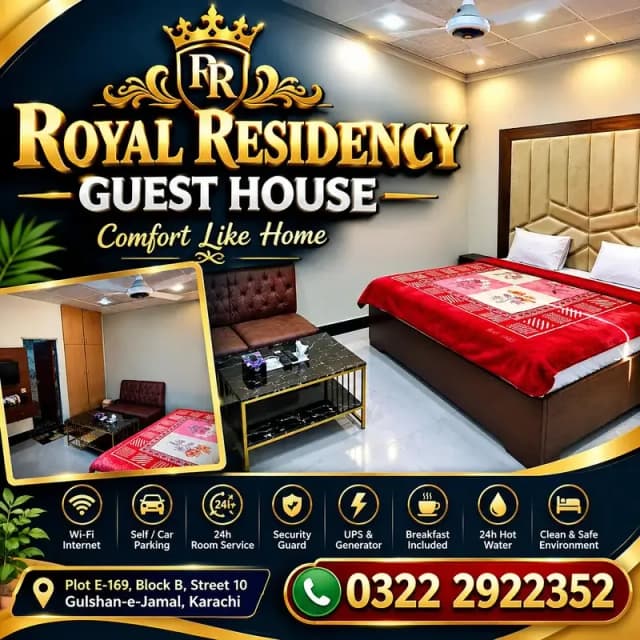 Royal Residency Guest House Near EXPOS Center