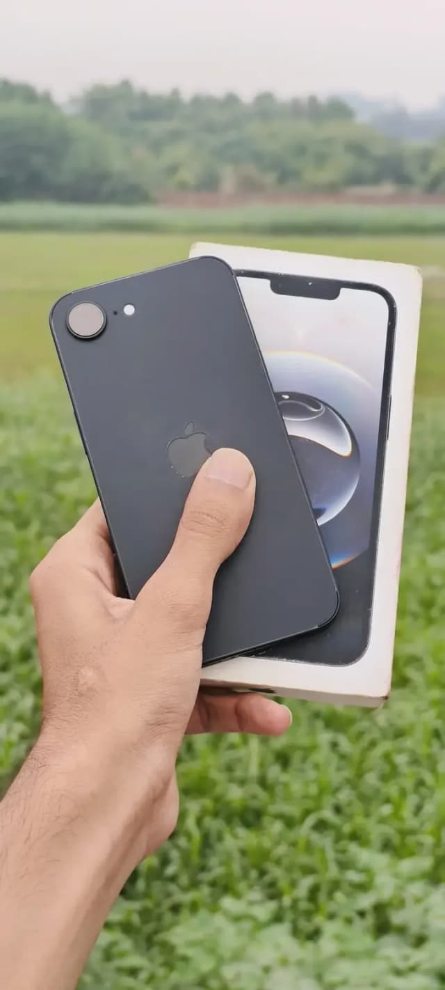 iPhone 16e with box