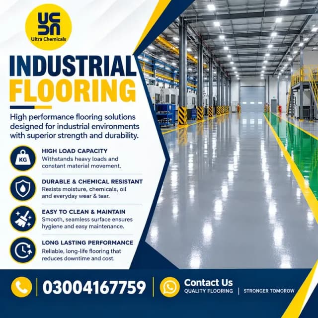 Epoxy Flooring and PU Flooring for industrial floors services