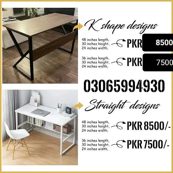 Gaming desk table study table computer table and chairs
