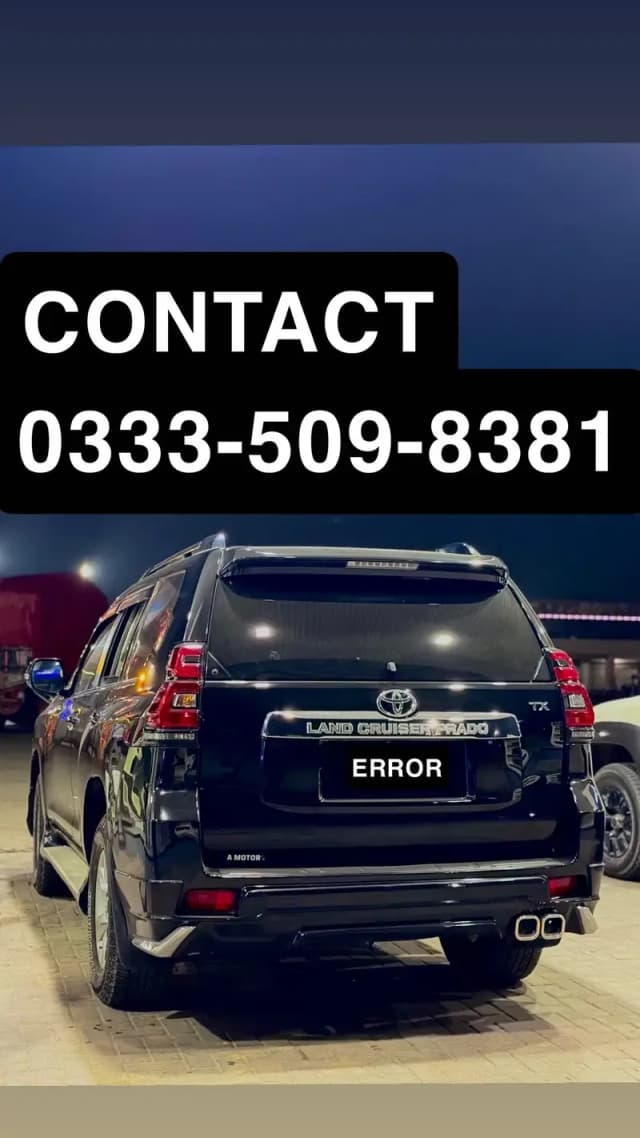 Rent A Car lahore | PRADO | | V8 |mercedes| honda civic | land cruiser