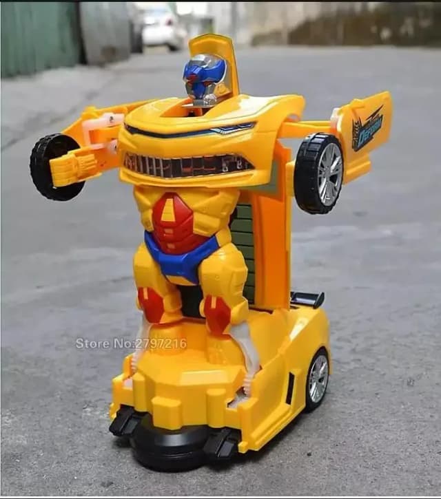 Battery Operated Bumble Bee Transformer Car