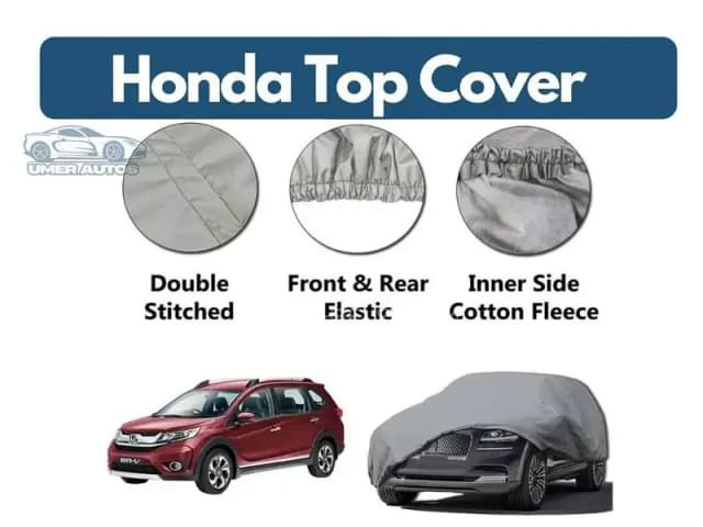 Honda BR-V (2017–2022) PVC Cotton Double Stitched Car Top Cover