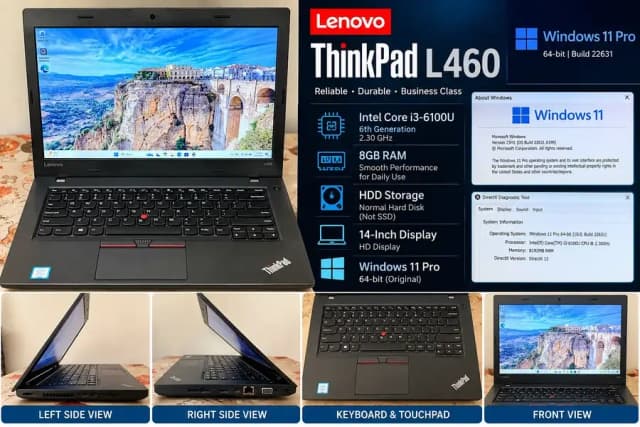 Lenovo ThinkPad L460 – Core i3 6th Generation