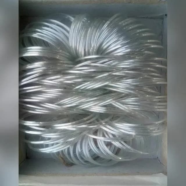 White Plain Glass Bangles, Size 2.25