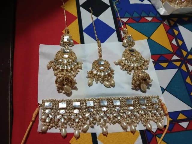 bridal jewellery set