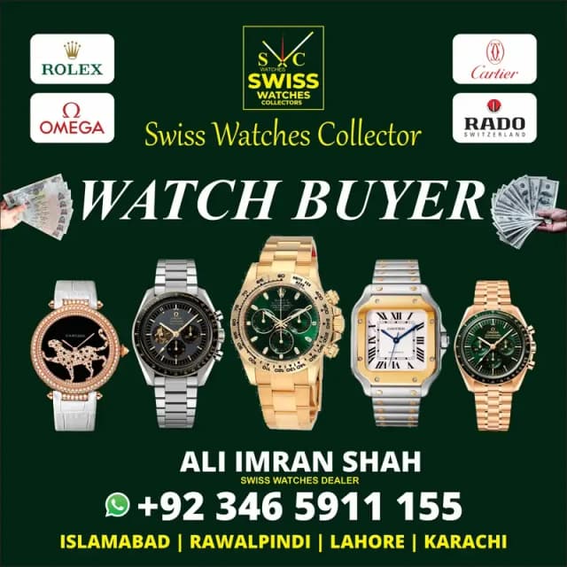GET CASH YOUR WATCH / Rolex Datejust Omega Seamaster Cartier Rado IWC