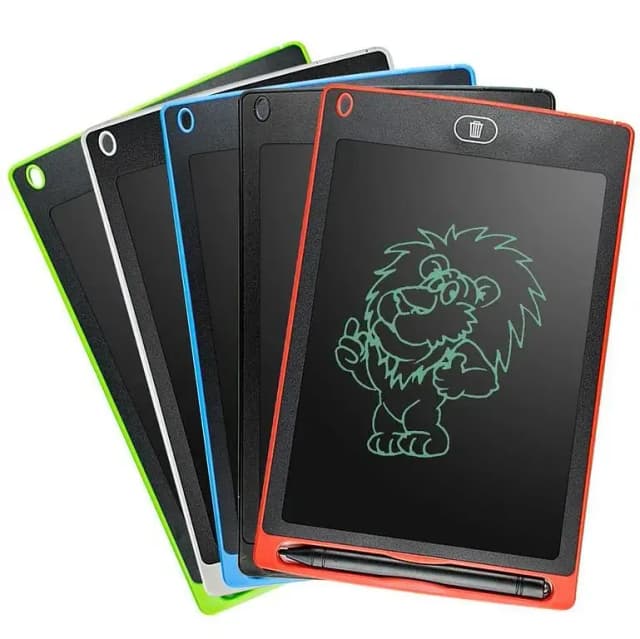 LCD Writing Tablet for Kids - 6.5 & 8.5 Inch Erasable Drawing Pad, Electronic Slate and Memo Pad for Educational Use