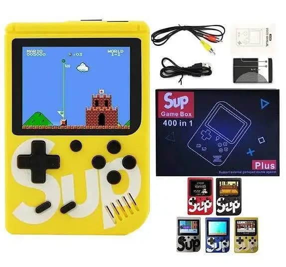 Sup game portable video game box with Mario super Mario