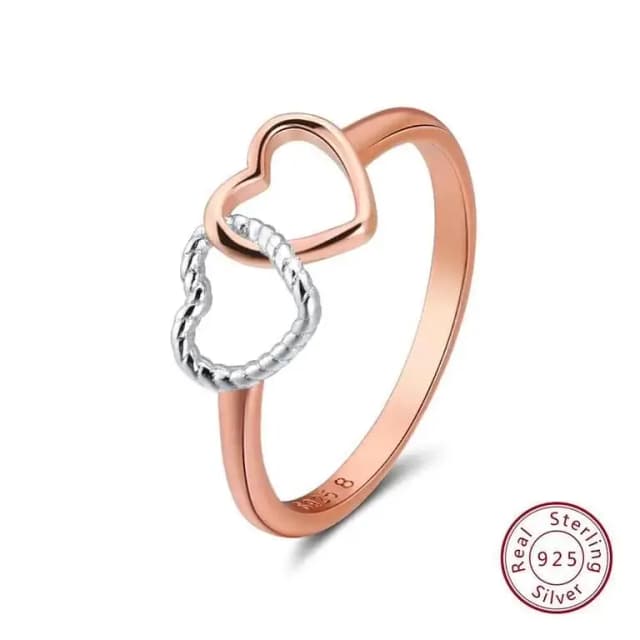 925 Silver Heart Ring for Women - High-Quality Fashion Jewelry