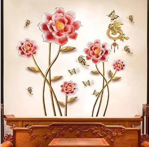 Flower Butterfly SK9271 - Wall Sticker