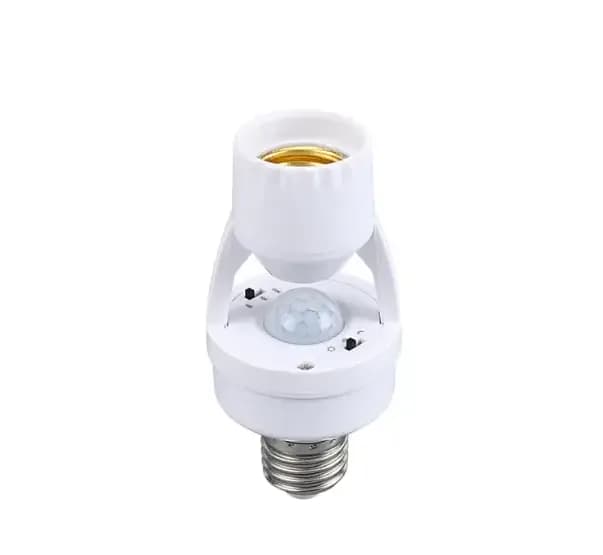 E27 Lamp Socket With PIR Motion Sensor AC 85-265V Human Infrared Sensing Lamp Base Holder Converter For Led Bulb Light