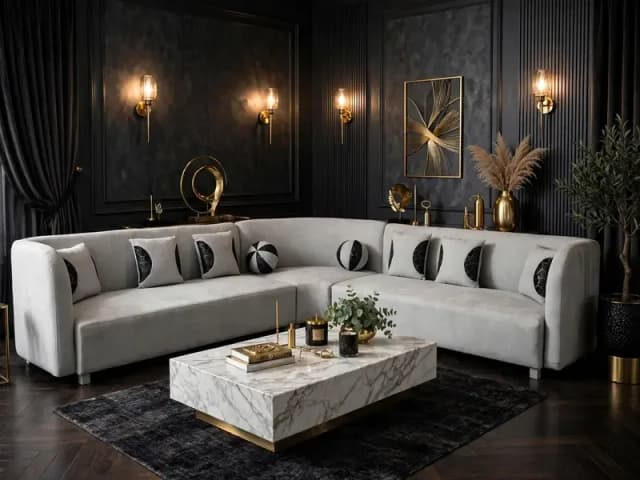 Sofa set-decent Sofa-Drawing room sofa -Luxury sofa set- Poshish Sofa