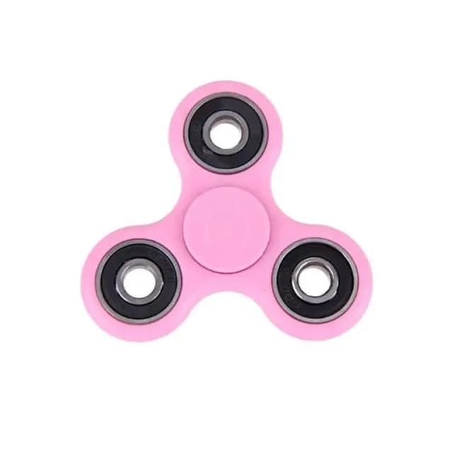 Pink Fidget Spinner Toy - Metal Stress Reducer for Kids