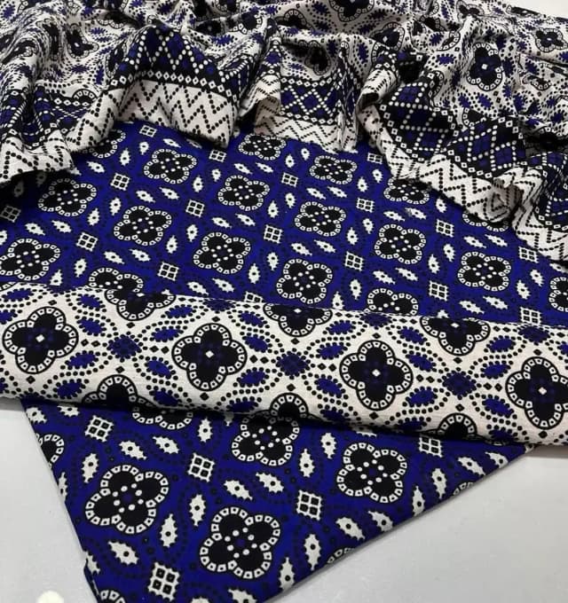 Ajrak dress / Ajrak design