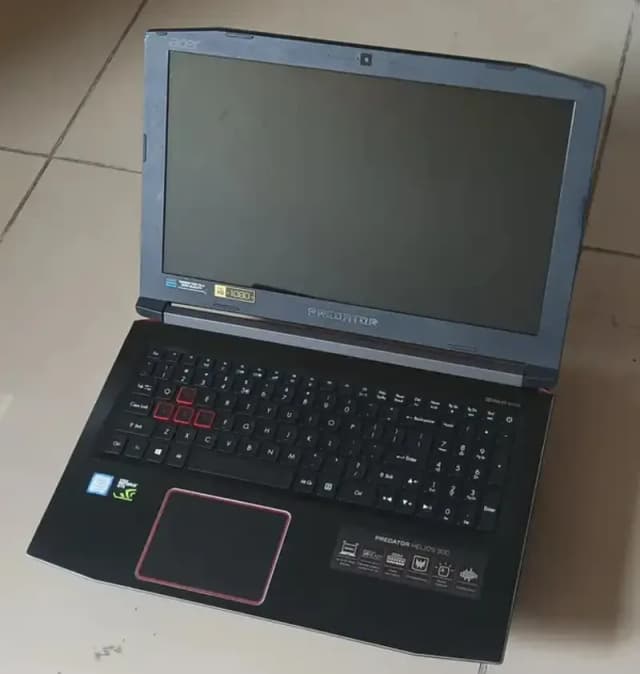 Acer Predator Helios 300 Gaming laptop 16 GB Ram and 6 GB Graphic Card