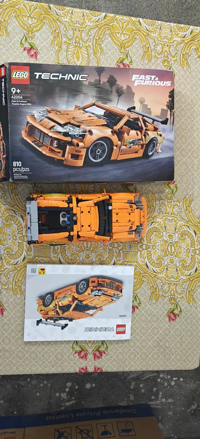 Lego technica car fast and furious building blocks