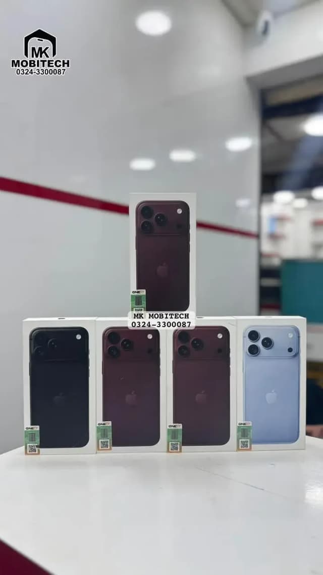 iPhone 18 Pro & 18 Pro Max 17 | 16 | 15 | 13 | PTA & Non PTA | JV