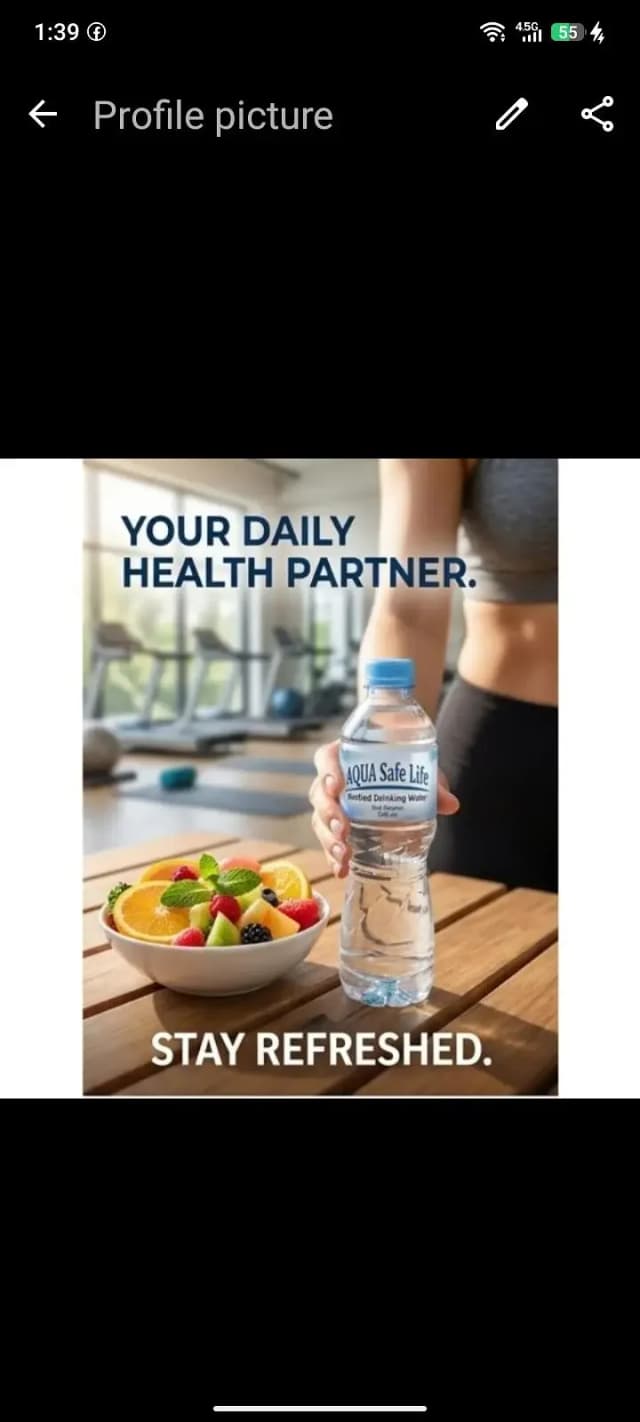 Aqua safe mineral water