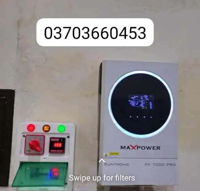max power solar inverter 6kva /pv-7000 pro WhatsApp 0370=3660=453
