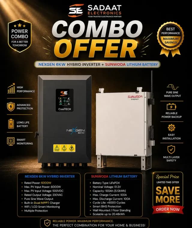 Coretech,nexgen,inverter,sunwoda battery,combo offer,hybrid inverters
