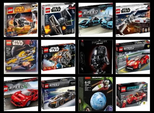 Ahmad's Lego starwars Speed Champion Collection diff prices