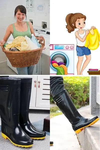 Women's Washing Safety long Shoes available