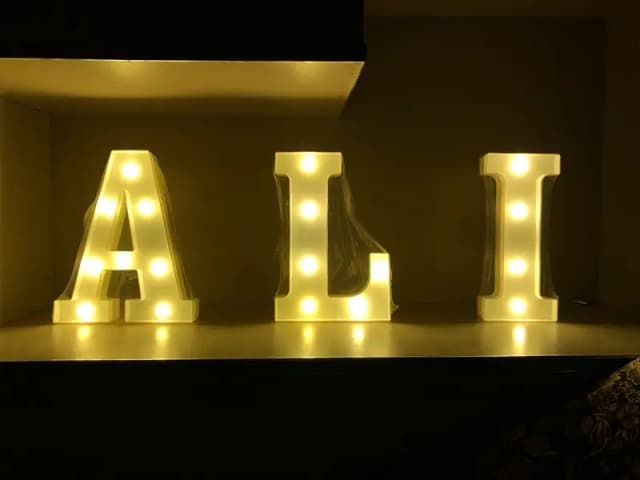 LED Alphabets Letters