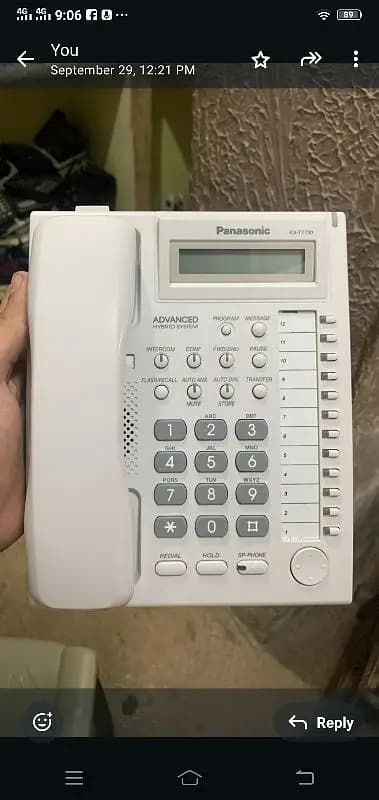 Panasonic orignal telephone set S500 Call 03212123558 FREE DILIVERY