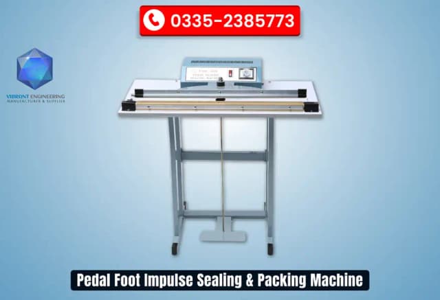 Pedal Foot Impulse Sealing and Packing Machine | Plastic Sealer