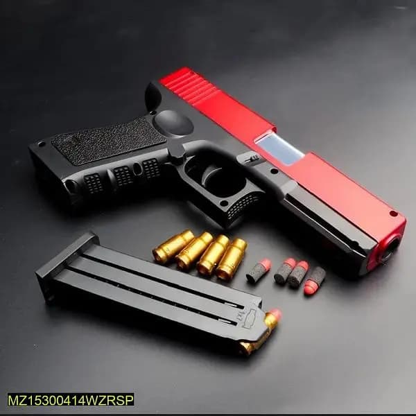 toy gun with nerf bullets