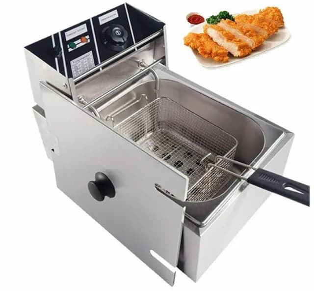 Single Electric 6L Commercial Fryer Electric Frying Machine